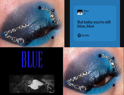 blue